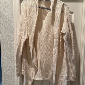 American Rag Cream Open-Front Cardigan